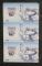 特671a古物郵票-青花瓷(107年版)小全張三連新10件