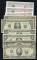 1993年20美元紙鈔一枚、1976年2美元紙鈔一枚、1988年-1993年美國1美元四枚、越南紙鈔三枚，共九枚（含一枚豹子號、部分連號）