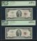 1934年美國5美元紙鈔連號二枚（A10516857A-858A、PCGS 66PPQ）