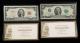 1976年、1963年美國2美元紙鈔各一枚（帶包裝、流水號末三位相同）