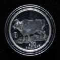 赵涌在线_钱币类_1997年利比里亚牛年生肖1盎司银币一枚