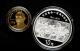 2011年辛亥革命100周年精製金銀幣二枚一套（含1/4盎司金、1盎司銀、帶盒、帶證書）