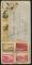 1956年上海航空寄瑞士封一件、貼紀特票七枚、銷12月2日上海戳