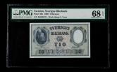 1960年瑞典纸钞（PMG 68EPQ、06499570）