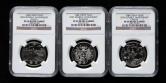 1984年中华人民共和国成立35周年精制流通纪念币三枚一套（NGC PF69）