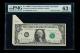 1969年美國1美元紙鈔（PMG 63EPQ、D67845141A、Fold Over Error）