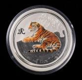 2010年澳大利亚虎年生肖1公斤银币