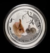 2011年澳大利亚兔年生肖1公斤银币