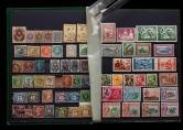多國早中期郵票新舊混約780枚、小型張二枚