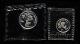 1995年熊貓1/20盎司、1/10盎司精製鉑幣各一枚，共二枚