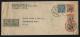 1947年上海航空寄美國（符資）國際信函和航空資費調資雙次首日封、貼民孫像5000元、3000元四枚（部分票雙連）、銷10月14日上海戳