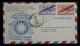 1947年夏威夷寄上海首航封、貼美國郵票二枚、銷夏威夷戳、6月6日上海落戳