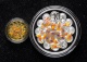 2012年壬辰龍年生肖精製彩金銀幣二枚一套（含1/10盎司金、1盎司銀）
