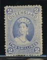 赵涌在线_邮票类_昆士兰1882年维多利亚女王邮票2先令新