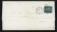 英國1867年倫敦寄小城泰恩茅斯封、貼藍便士、銷倫敦戳