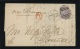 英國1868年曼徹斯特寄法國封、貼英國6便士、銷倫敦中轉戳