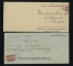 英國1978年貼半便士郵票大型實寄封二件
