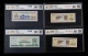 1979年中國銀行外彙兌換券壹圓、伍角、壹角五星水印、壹角火炬水印各一枚，共四枚