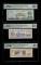 1979年中國銀行外彙兌換券壹圓、伍角、壹角五星水印各一枚，共三枚