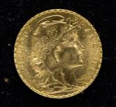 1908年法国6.45克金币
