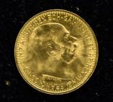 1912年奥地利3.3875克金币