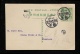 1914年天津寄本埠民五色旗1分郵資片、銷11月24日天津小圓戳、11月24日天津落戳