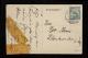 1911年青島寄德國青島港口明信片、貼德國在華客郵膠州灣中國幣值特印郵票、銷青島戳