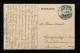 1914年青島寄德國青島車夫明信片、貼德國在華客郵膠州灣中國幣值特印郵票、銷青島戳