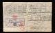 1952年華東區旗球圖印花稅票交款書二張連原單