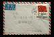 1950年貼紀6（5-3）原版廣州首日航空寄香港封、銷10月1日廣州郵政局紀念戳