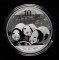 2013年熊貓1盎司普製銀幣