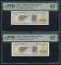 1979年中國銀行外彙兌換券壹角五星水印連號二枚
