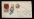 1950年广州航空寄美国封、贴纪4（4-1）原版、普1（5000元、1万元）各一枚、销7月6日广州戳