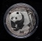 2001年熊貓1盎司普製銀幣（D版）