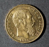 1878年比利时6.45克金币