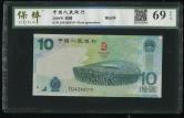 2008年第29屆奧林匹克運動會紀念鈔10元