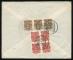 1948年上海寄瑞典封、貼民孫像七枚、銷上海戳