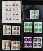 澳门1991年地区贝壳小版张新全、1991年邮票带边四方连新全三件