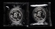 1998年熊貓、香港國際錢幣展銷會1/2盎司普製銀幣各一枚，共二枚