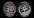 2012年熊猫金币发行30周年1/4盎司精制银币二枚