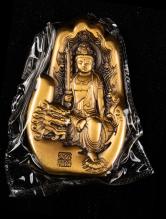 中国金币总公司发行中国佛像-文殊菩萨纪念铜章