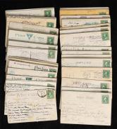 1910-1913年贴美国票明信片实寄约66件