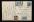 1957年北京航空寄捷克明信片、贴普8四枚、销12月17日北京戳
