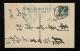1956年北京寄張家口普8型4分售價5分郵資片、銷2月26日北京戳（豎寫）