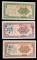 1953年中國人民銀行東北區行壹萬圓、伍萬圓、壹拾萬圓各一枚