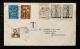 1961年澳門欠資寄捷克斯洛伐克封、貼澳門郵票六枚、銷5月8日澳門戳、欠資戳
