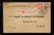 1940年上海掛號寄美國封、貼民孫像1元、3角各一枚、銷12月21日上海戳、美國落戳