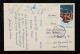 1970年廣東廣州航空寄西德明信片、貼文18（43分）、銷4月29日廣東廣州戳