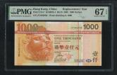 2008年香港上海彙豐銀行有限公司港幣壹仟圓