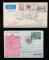 1995年維也納、維也納（聯合國）航空寄北京首航封、郵資郵簡各一件、貼奧地利郵票三枚、銷奧地利紀念戳、北京落戳（一件帶退回批條）